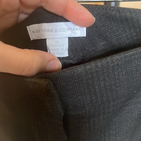 NEW WITH TAGS NEW YORK & CO MID RISE STRETCH STRAIGHT 5th Ave PANTS SIZE 14 - Picture 5 of 8